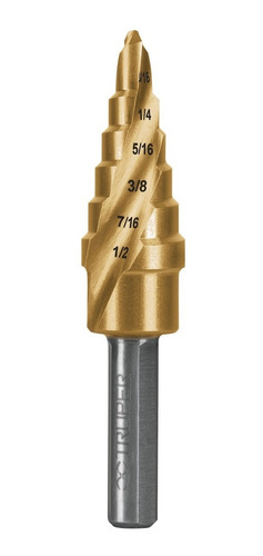 Broca Escalonada Titanio 3/16'' A 1/2'' Truper 101550