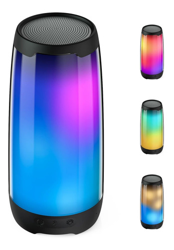 Bugani - Altavoz Bluetooth Con Luces Que Cambian De Color, A