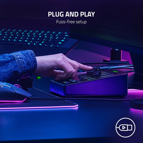 Razer Mezcladora De Audio Mixer Analógico 4 Canales Rgb Xg!
