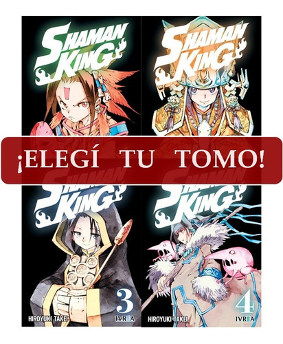 Manga Shaman King - Hiroyuki Takei - Elegí Tu Tomo - Ivrea