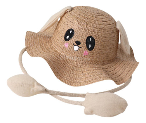 W 2 Sombrilla Con Orejas De Conejo Sombrero De Paja Sombrero