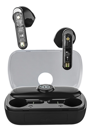 Audífonos Inalámbricos Mini Audífonos Bluetooth 5.3 Azul