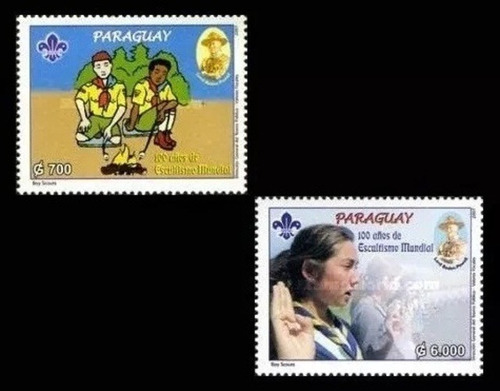 100° Aniversario Scoutismo - Paraguay - Serie Mint