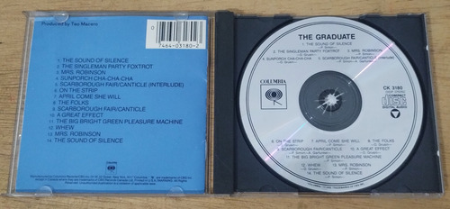 Cd Simon & Garfunkel - The Graduate Soundtrack (importado) Normal (Usado)