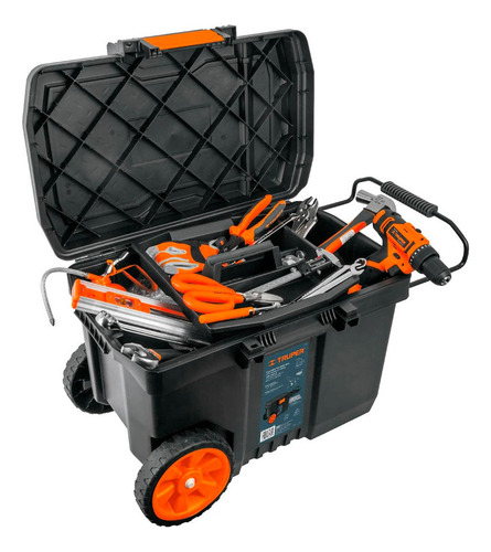 Caja Para Herramientas 23 Con Ruedas Truper 10902
