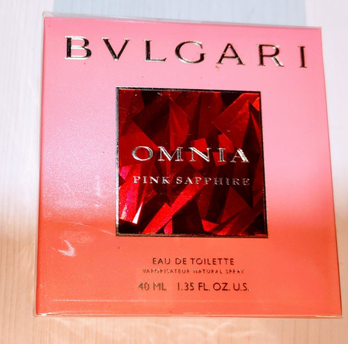Perfume Bvlgari Omnia Pink Sapphire 40ml Edt. Único!