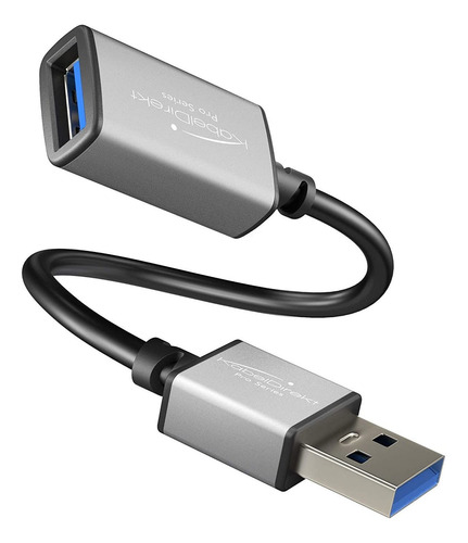 Cable Kabeldirekt De Extension Usb A 3.0, 6 In/gris