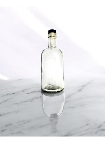 Botella Vidrio Mezcalera Tequilera 750 Ml 2 Pzs Mayoreo