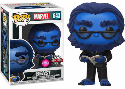 Funko Pop! Bestia Edición Floked Marvel Xmen 643