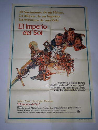 El Imperio Del Sol Afiche Robert Shaw C.plummer O17