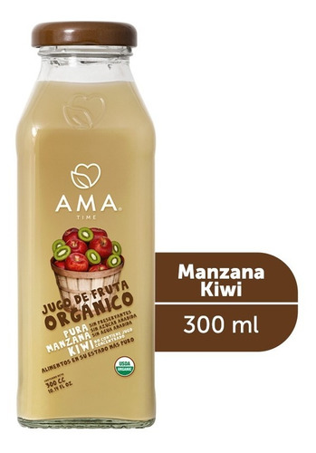 Ama Jugo Manzana Kiwi Orgánico 300cc