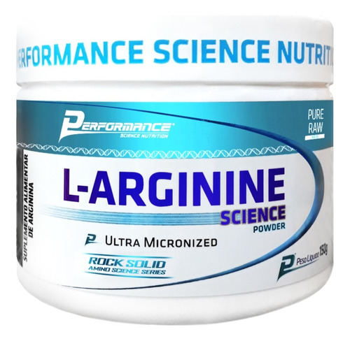 L -arginine Science 150g ( Arginina Pura ) - Performance Sabor Sem sabor