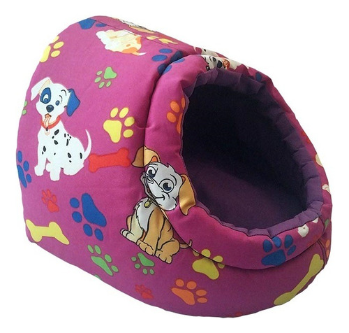 Cama Acolchada Cueva Iglu Para Conejo Bebe Erizo Cuy Cobayo