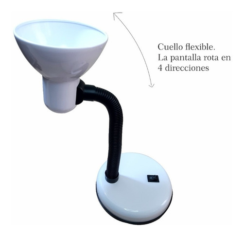 Lampara Escritorio Mesa Cuello Flexible