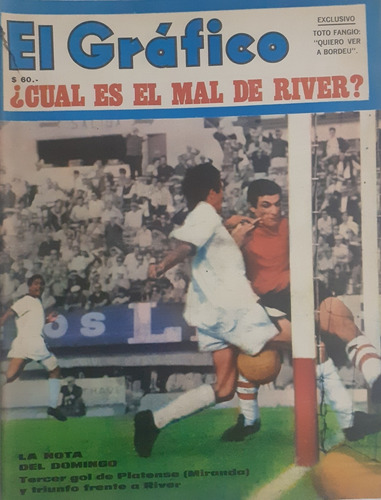 El Gráfico 2475 San Lorenzo 2 Huracan 0,quilmes 2 Racing 3