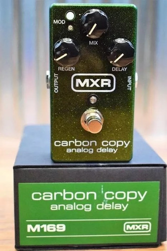 Pedal De Efecto Mxr Carbon Copy Analog Delay M169  Verde