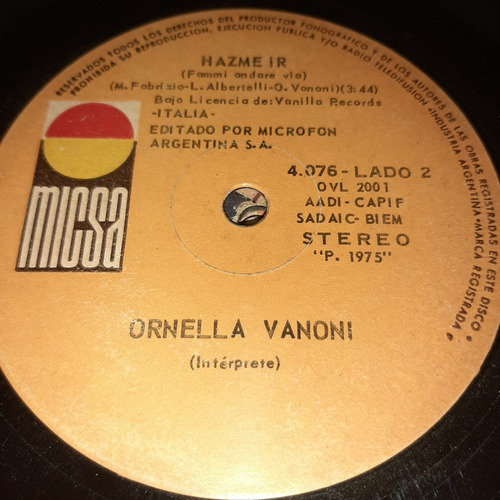 Simple Ornella Vanoni Micsa C13