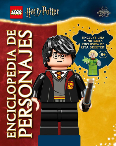Lego Harry Potter Enciclopedia De Personajes: Con Una Minifigura Exclusiva De Lego Harry Potter, De Elizabeth Dowsett. Editorial Dorling Kindersley, Tapa Blanda En Español, 2025