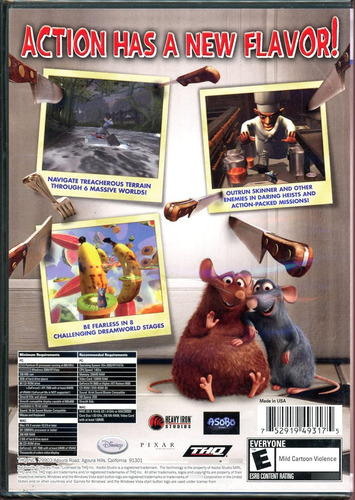 Ratatouille Para Pc Y Mac Videojuego Original