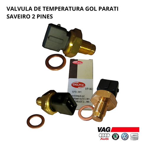 Valvula De Temperatura Volkswagen Gol Parati 2 Pines