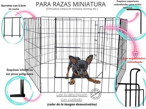 Valla Para Perros Expandible De 50cm De Alto 6mt De Largo