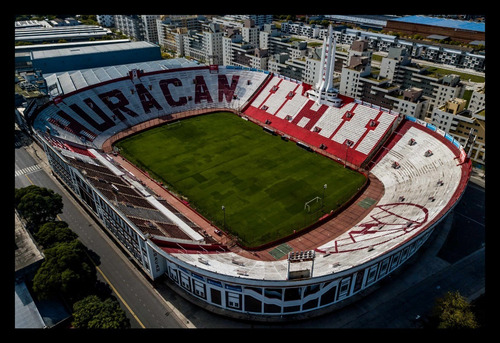 Huracan El Globo Estadio Tomas Duco Cuadro Enmarcado 45x30cm