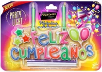Comprar Vela Para Pastel Feliz Cumpleanos Con Vela Mágica 50 X Caja