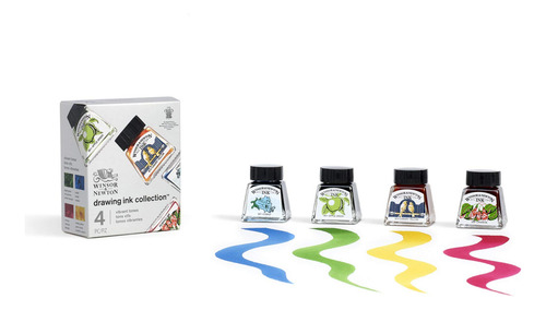 Bote De Tinta Para Dibujo Winsor Newton 30 Ml