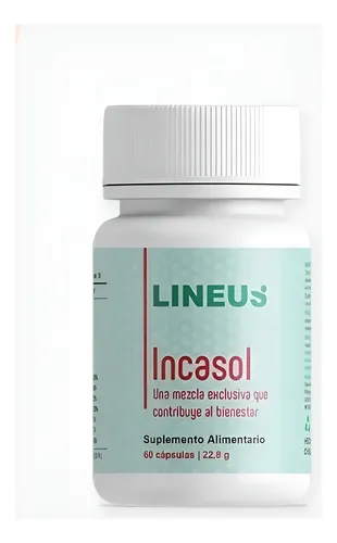 Incasol Lineus 60 Cápsulas Sin Sabor Magnesio Olivo Algas Marinas ...