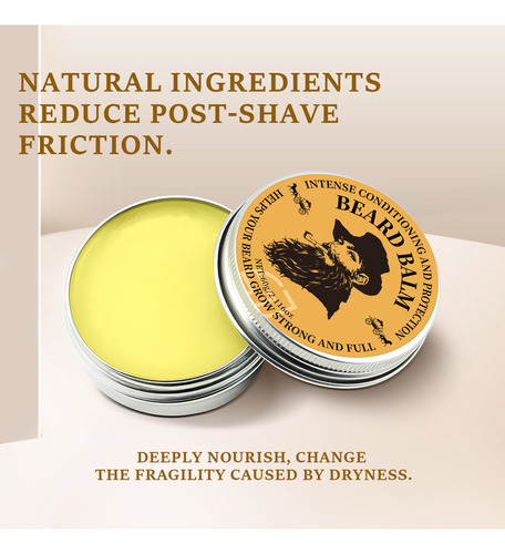 60g Crema Crecimiento Barba Crema Hidratante Para La Mejilla