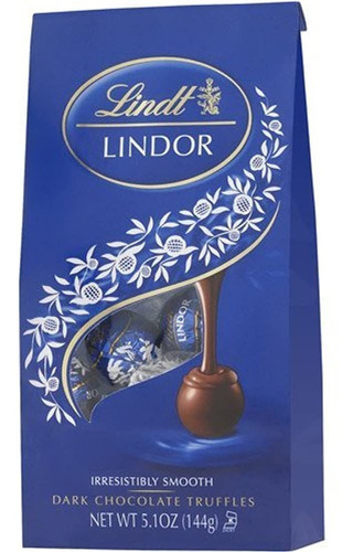 Lindt Lindor Pelota De Trufa De Chocolate Oscuro, 5.1 Oz