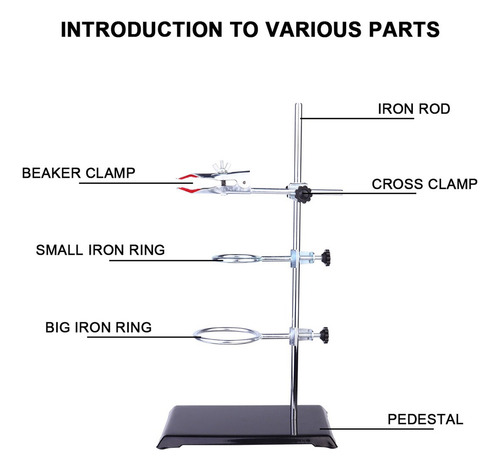 Laboratory Base Retort Stfor Flask Clamp
