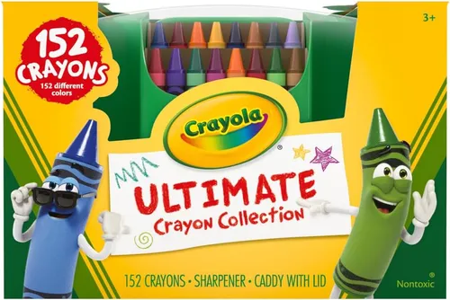 Crayola Ultimate Crayon Box Collection (152ct), Granel...
