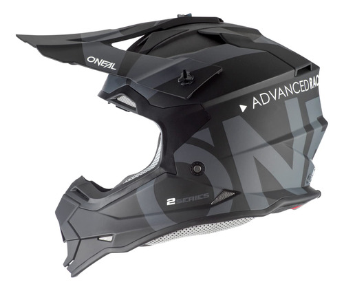 O'neal 2series - Casco Unisex Para Adulto (piel), Color Negr