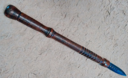 Lança Curta Caça Javali 66cm Aço E Madeira