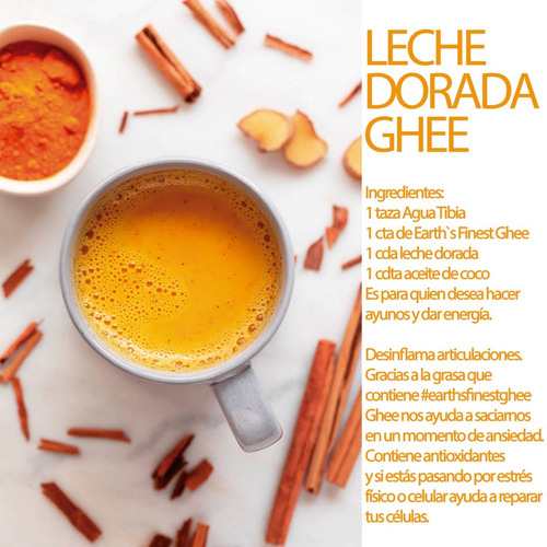 Imagen 8 de 9 de Ghee Mantequilla Clarificada · 900 G · Earth´s Finest · Keto