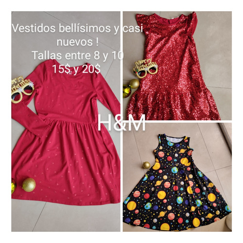 Vestidos Niña . Tallas Entre 8 Y 10. Excelentes Condiciones 