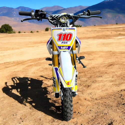 Mini Motocross Montable Motor Gasolina 110cc Uso Profesional