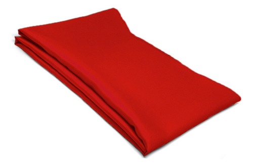 Tiemart Bufanda Roja De Color Solido, Rojo -