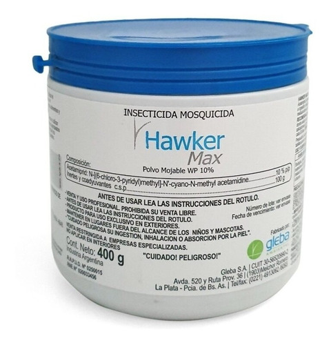 Hawker Max Insecticida Mosquicida X 400gr