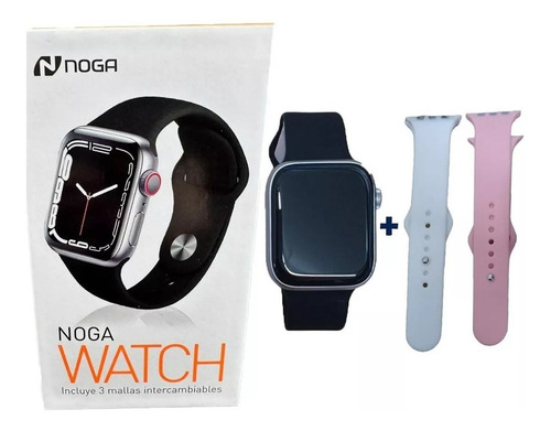 Imagen 4 de 7 de Smartwatch Noga Reloj Inteligente Ng-sw11 Malla Silicona Csi