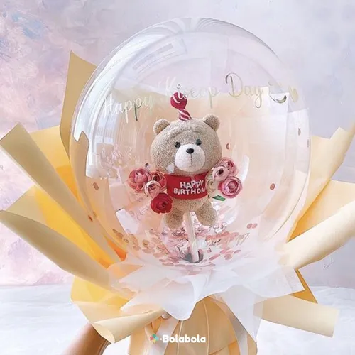 Peluches dentro de globos sales