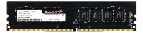 Memoria Ram Teamgroup Elite De 32gb Ddr4 3200mhz Dimm