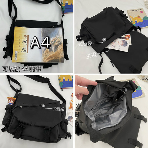 Bolso Bandolera De Hombro Moderna Poliéster+insignia