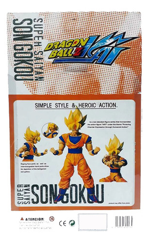 Dragon Ball Muñecos Piezas Intercambiables Super Saiyan Line Compatible Con Son Goku 1 / 18cm