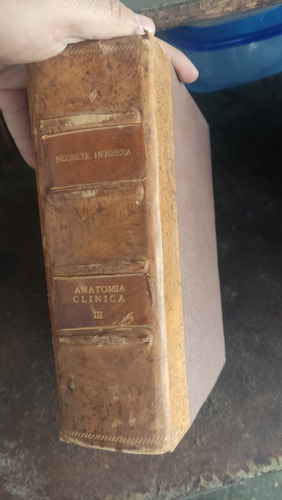 Libro Anatomía Humana 3 Negrete Herrera Antiguo 