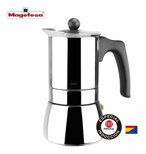 Imagen 4 de 6 de Cafetera Magefesa 6 Pocillos Induccion Acero Inox En Palermo