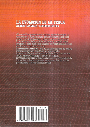 Libro De Ciencias : Evolución De La Física Einstein & Infeld