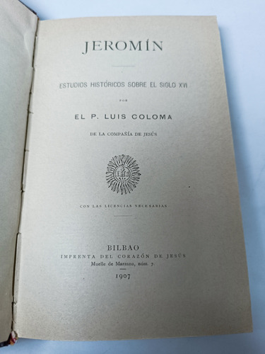 Jeromín Estudios Históricos Sobre El Siglo Xvi Luis Coloma (Usado)