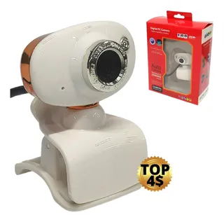 Webcam Camera Computador Live Gira 360 Usb Vídeo Aula Reuniã